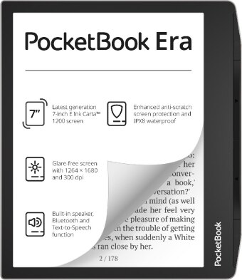 Книга PocketBook Era - 16GB Stardust Silver, E-Book Reader 