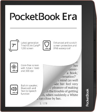 Kniha PocketBook Era - 64GB Sunset Copper, E-Book-Reader 