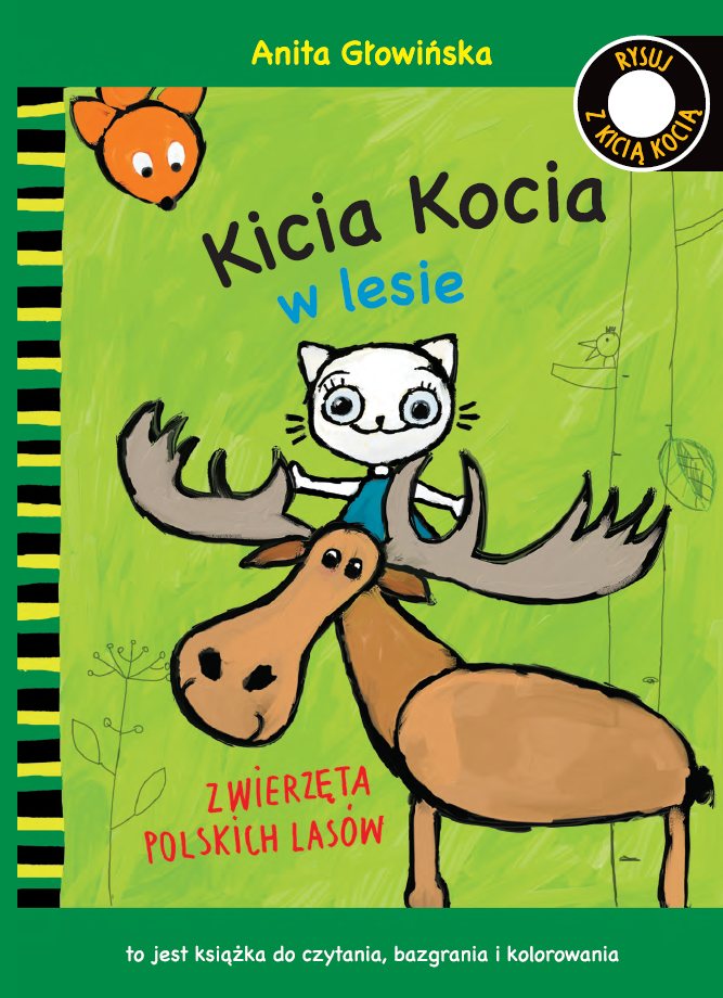 Kniha Kicia Kocia w lesie. Kolorowanka wyd. 2 Anita Głowińska