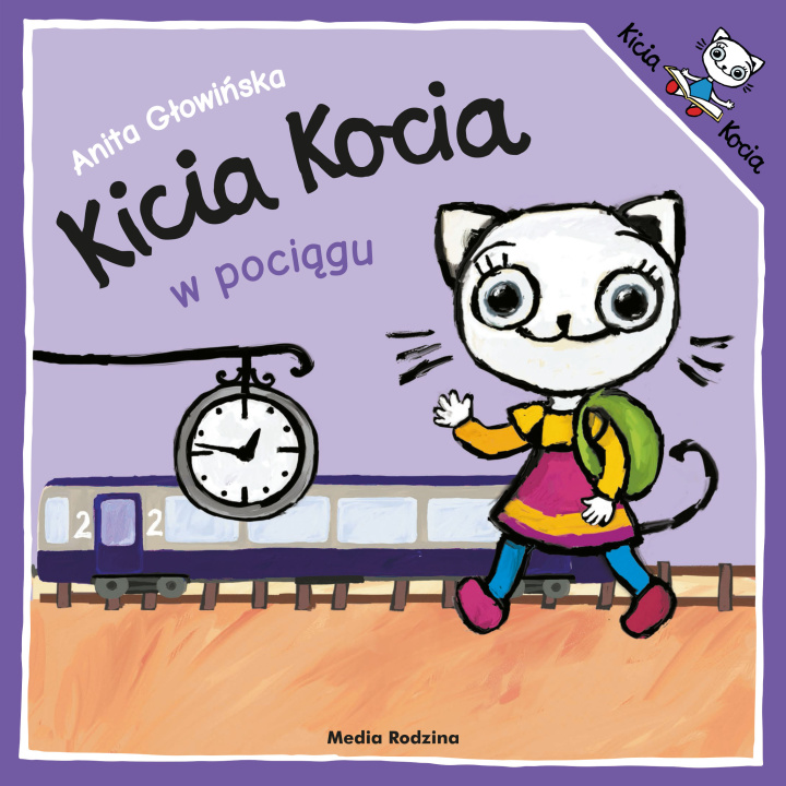 Książka Kicia Kocia w pociągu Anita Głowińska