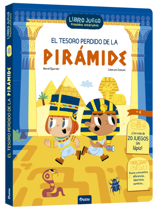 Könyv El tesoro perdido de la pirámide HERVE EPARVIER