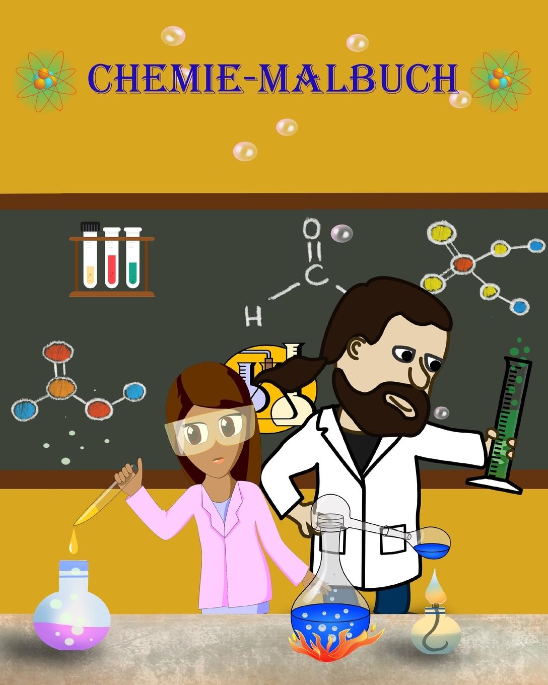 Buch Chemie-Malbuch Dane Grunn
