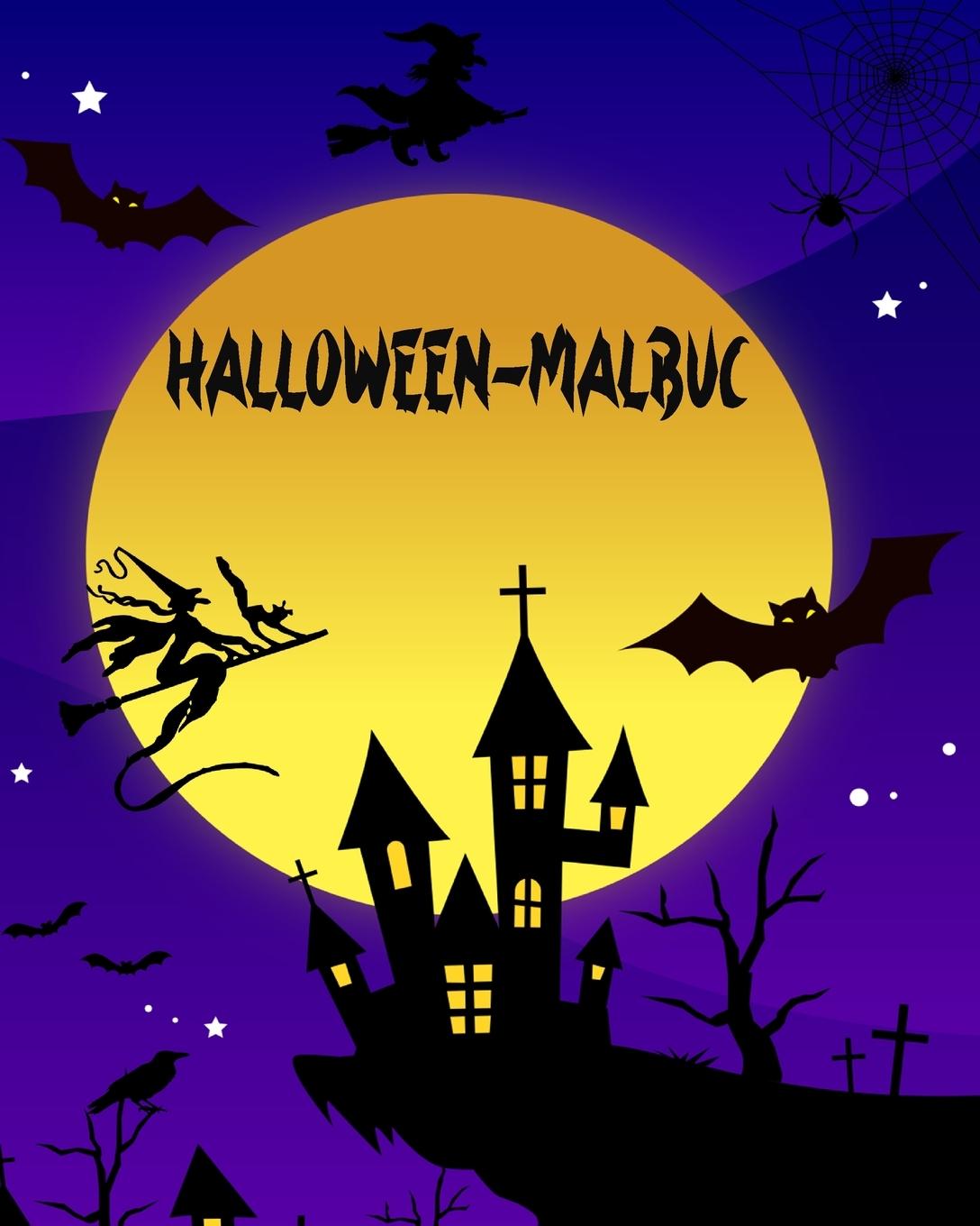 Knjiga Halloween-Malbuch 