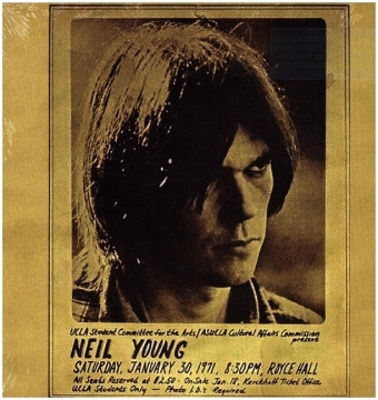 Kniha Royce Hall 1971, 1 Schallplatte Neil Young