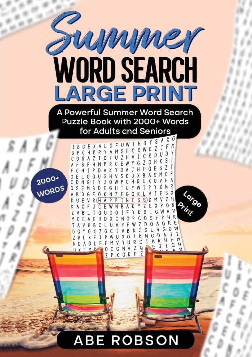 Knjiga Summer Word Search Large Print Abe Robson