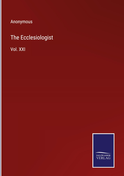 Knjiga Ecclesiologist Anonymous
