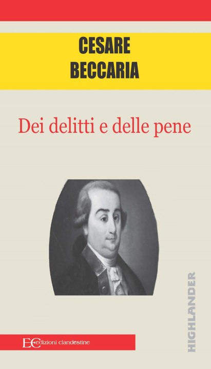 Βιβλίο Dei delitti e delle pene Cesare Beccaria