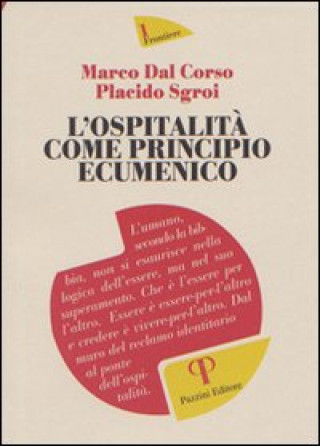 Kniha ospitalità come principio ecumenico Marco Dal Corso