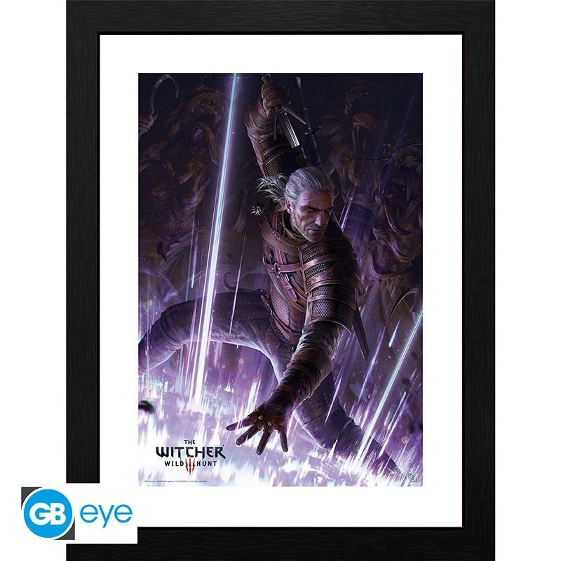 Könyv Zaklínač Zarámovaný plakát -Geralt 