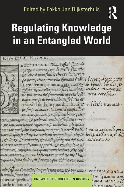 Knjiga Regulating Knowledge in an Entangled World Fokko Jan Dijksterhuis