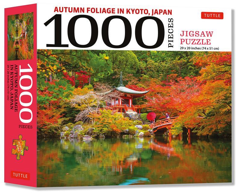 Buch Autumn Foliage in Kyoto, Japan - 1000 Piece Jigsaw Puzzle: Finished Size 29 X 20 Inch (74 X 51 CM) 