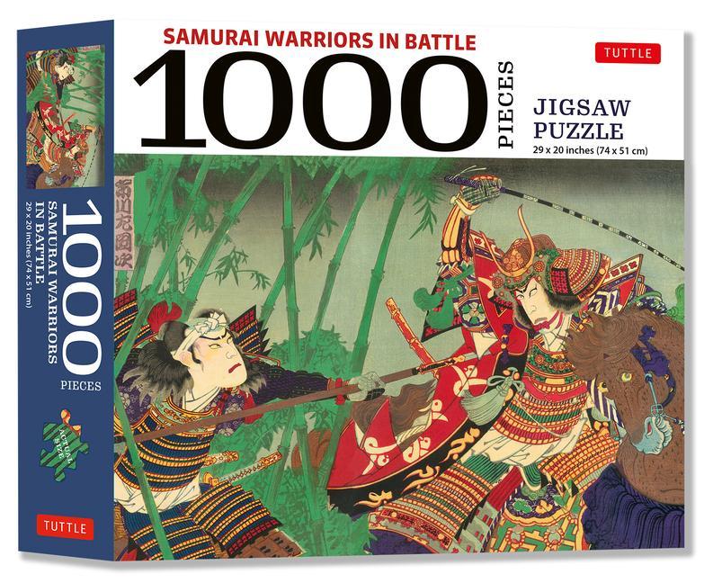 Książka Samurai Warriors in Battle- 1000 Piece Jigsaw Puzzle: Finished Size 29 X 20 Inch (74 X 51 CM) 