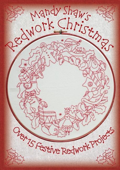 Carte Mandy Shaw's Redwork Christmas Mandy Shaw