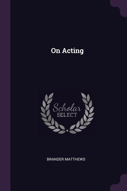 Boek On Acting 