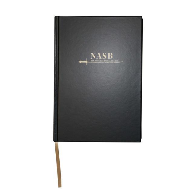 Книга NASB Large Print Wide Margin - Black Hardcover 