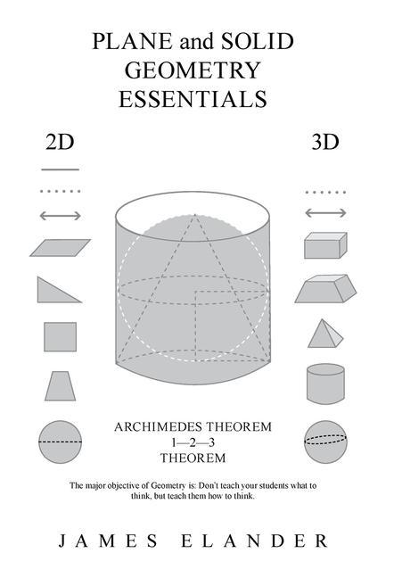 Knjiga Plane and Solid Geometry Essentials James Elander