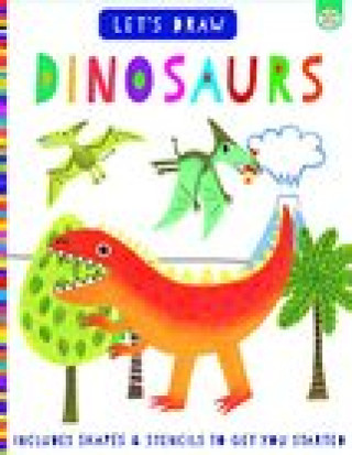 Książka Let's Draw Dinosaurs Elizabeth Golding