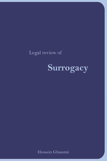 Könyv Legal Review of Surrogacy 