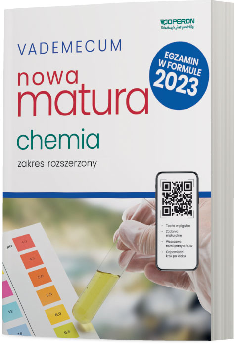 Книга Nowa matura 2023 Chemia Vademecum zakres rozszerzony Dagmara Jacewicz