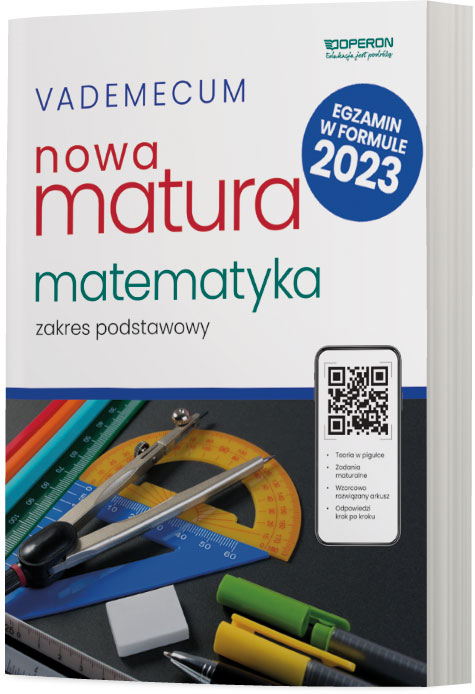 Kniha Nowa matura 2023 Matematyka Vademecum zakres podstawowy Kinga Gałązka