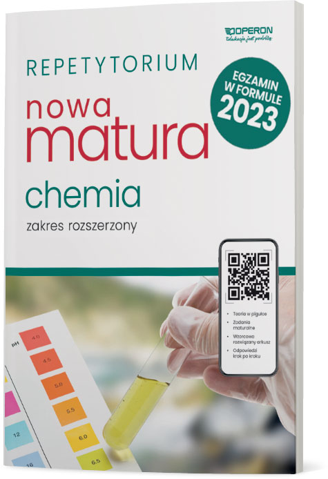 Książka Nowa matura 2023 Chemia repetytorium zakres rozszerzony Opracowanie zbiorowe