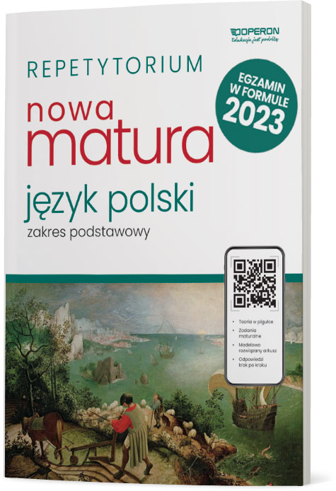 Book Nowa matura 2023 Język polski repetytorium zakres podstawowy Aleksandra Marzec