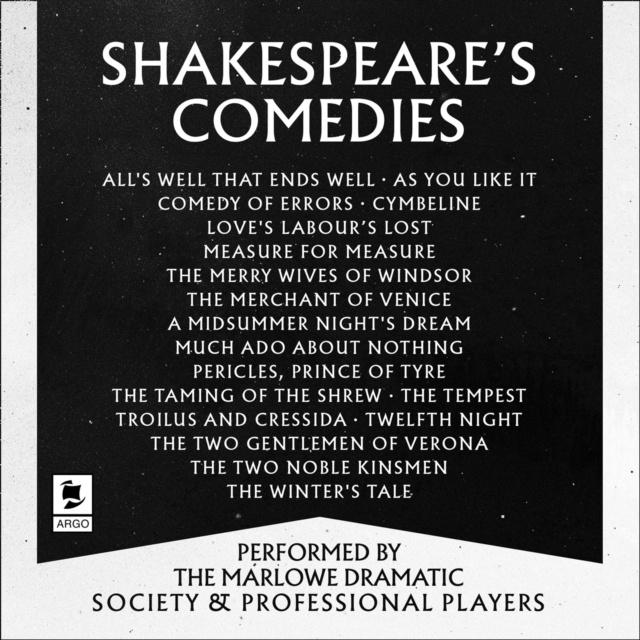 Audiokniha Shakespeare: The Comedies William Shakespeare
