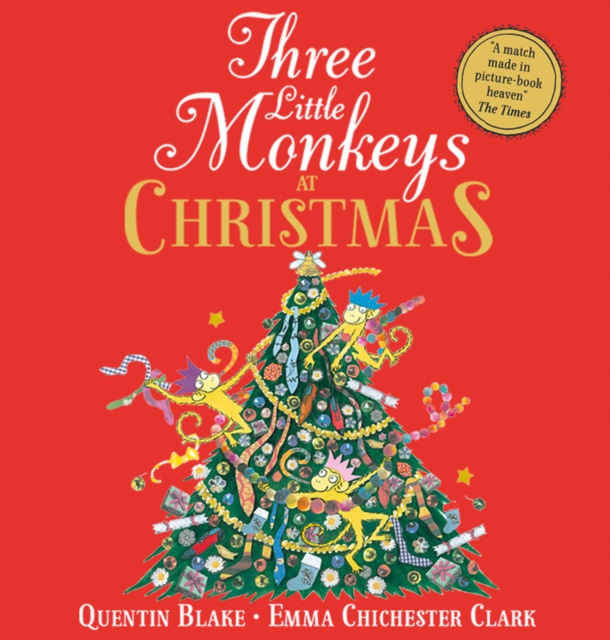 Livre audio Three Little Monkeys at Christmas Quentin Blake