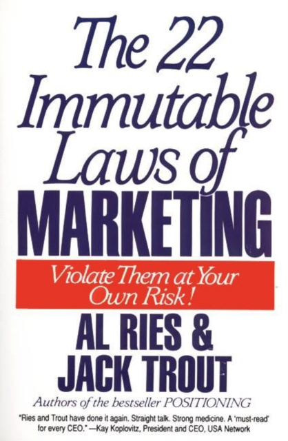 Livre audio 22 Immutable Laws of Marketing Al Ries