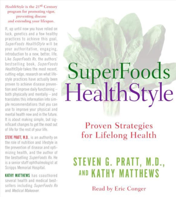 Hörbuch Superfoods Audio Collection Pratt Steven G. M.D.