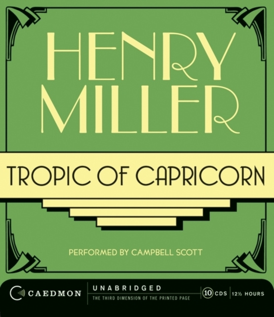 Livre audio Tropic of Capricorn Henry Miller