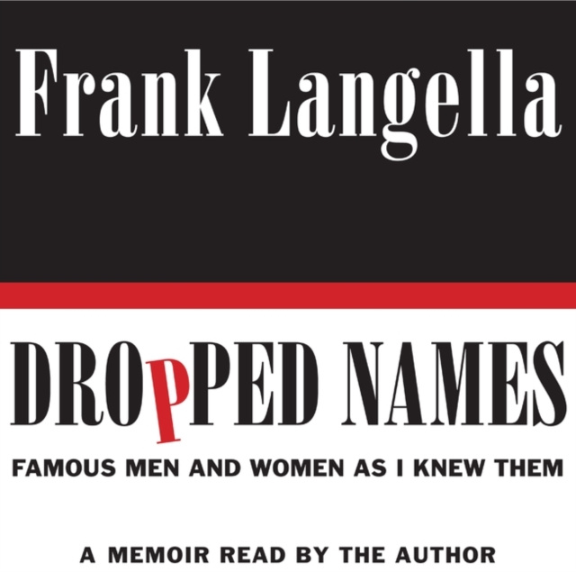 Audio knjiga Dropped Names Frank Langella