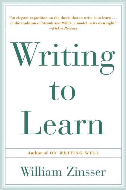 E-book Writing to Learn William Zinsser