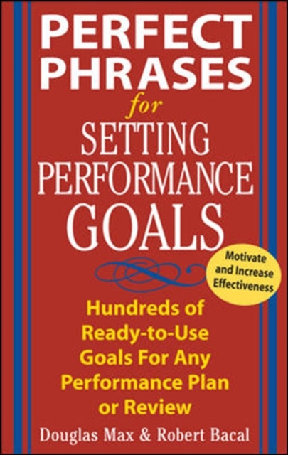 E-knjiga Perfect Phrases for Setting Performance Goals Douglas Max