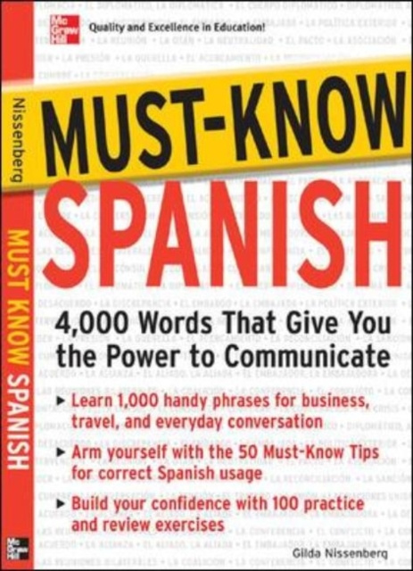 E-book Must-Know Spanish Gilda Nissenberg