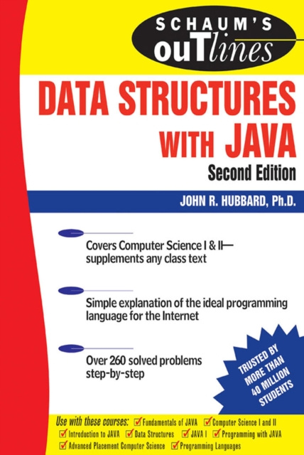 E-kniha Schaum's Outline of Data Structures with Java, Second Edition John Hubbard