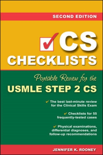 E-kniha CS Checklists: Portable Review for the USMLE Step 2 CS, Second Edition Jennifer K. Rooney