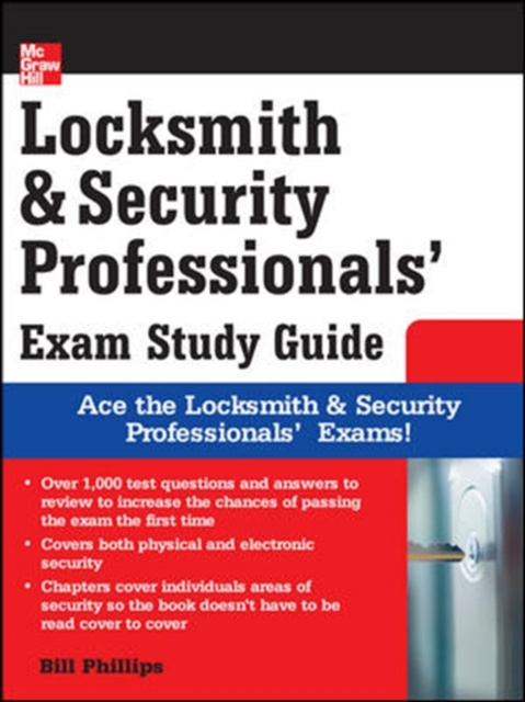 E-book Locksmith and Security Professionals' Exam Study Guide Bill Phillips
