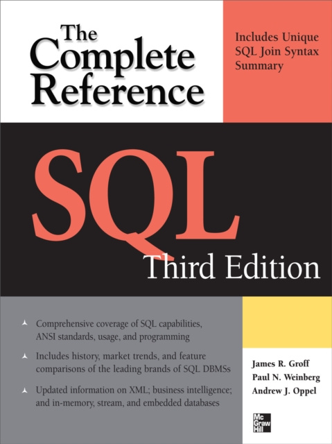 E-knjiga SQL The Complete Reference, 3rd Edition James R. Groff