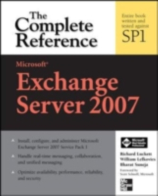 E-knjiga Microsoft Exchange Server 2007: The Complete Reference Richard Luckett