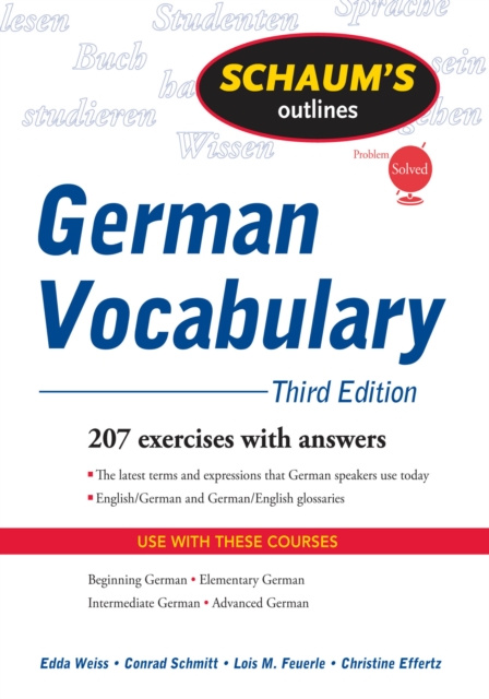 E-kniha Schaum's Outline of German Vocabulary, 3ed Edda Weiss