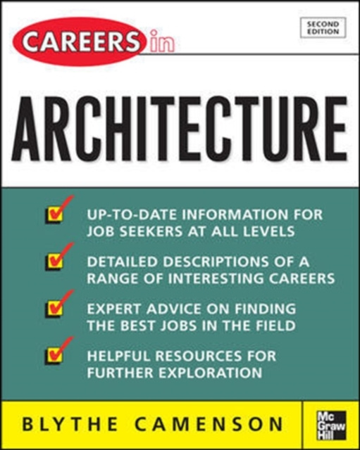 E-kniha Careers in Architecture Blythe Camenson