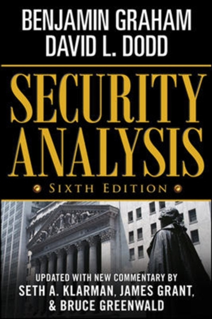E-kniha Security Analysis: Sixth Edition, Foreword by Warren Buffett Benjamin Graham