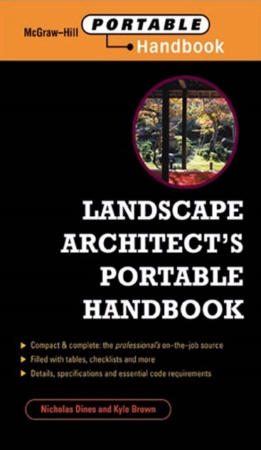 E-kniha Landscape Architect's Portable Handbook Nicholas T. Dines
