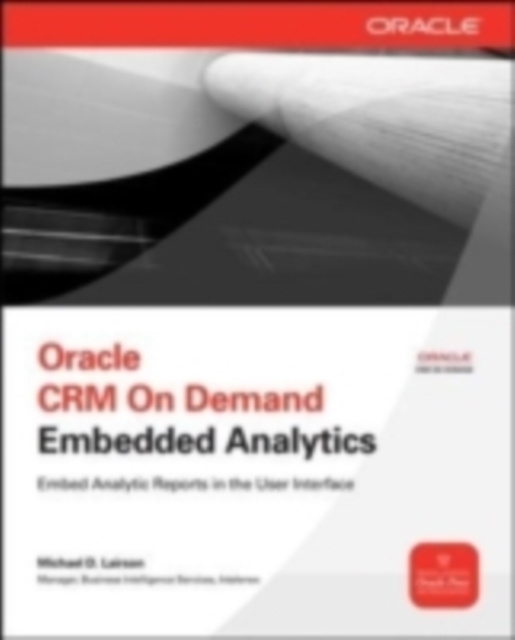 E-book Oracle CRM On Demand Embedded Analytics Michael D. Lairson
