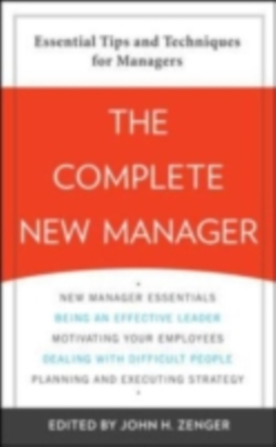 E-knjiga Complete New Manager John H. Zenger