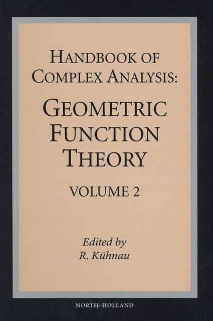 E-knjiga Handbook of Complex Analysis Reiner Kuhnau