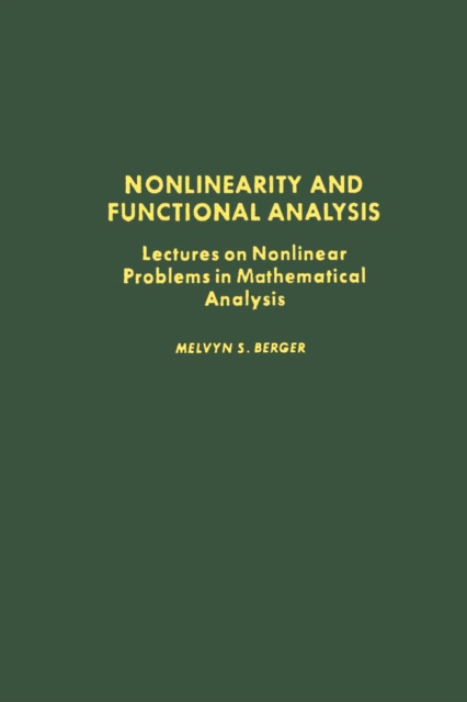 ebook Nonlinearity and Functional Analysis Melvyn S. Berger