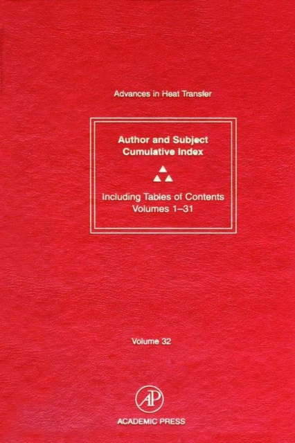 E-kniha Advances in Heat Transfer Thomas F. Irvine