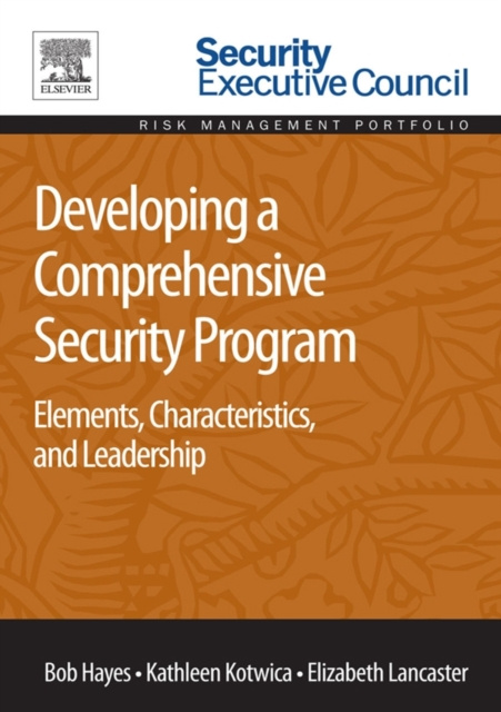 E-knjiga Developing a Comprehensive Security Program Bob Hayes